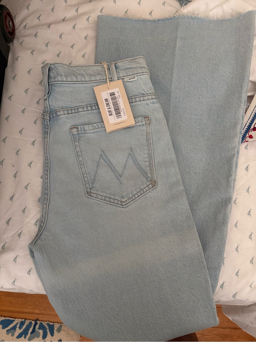 Mother The Hustler Roller Skimp Fray Jeans - Picture 4 of 4